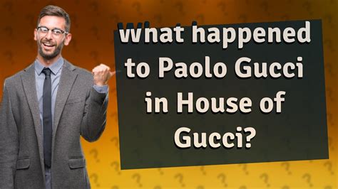 paolo gucci london|what happened to paolo Gucci.